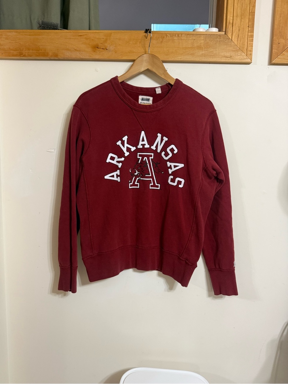 University of Arkansas Maroon Crewneck Sweatshirt